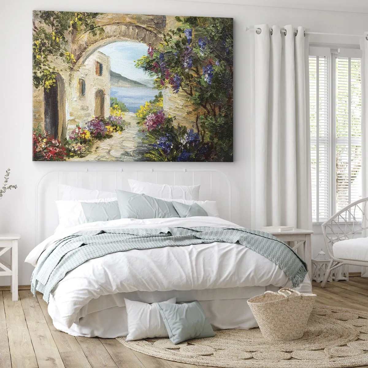 Canvastavla - Bild på duk - Kustprovinsens charm - 70x50 cm
