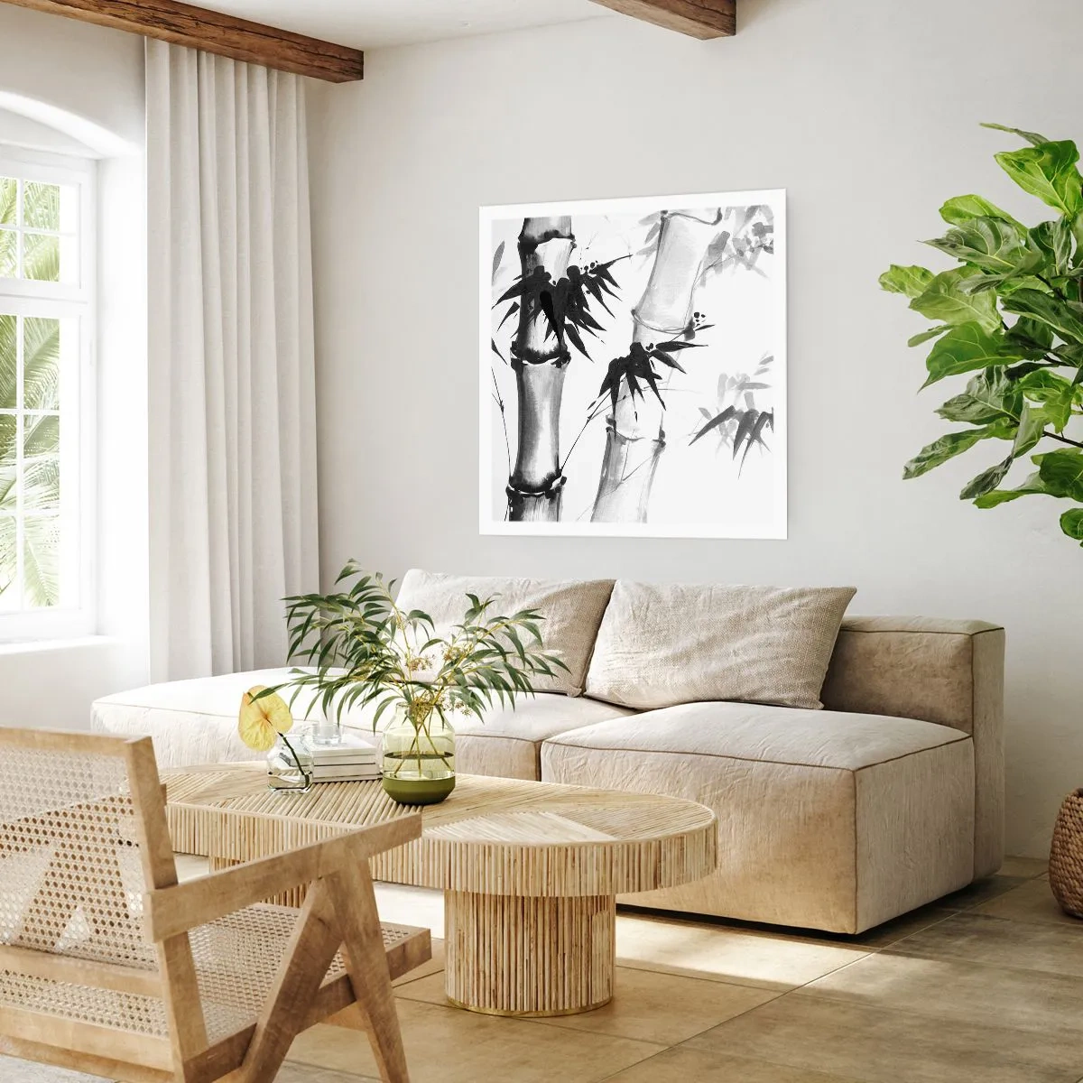 Affisch - Inzoomad orient - 40x40 cm