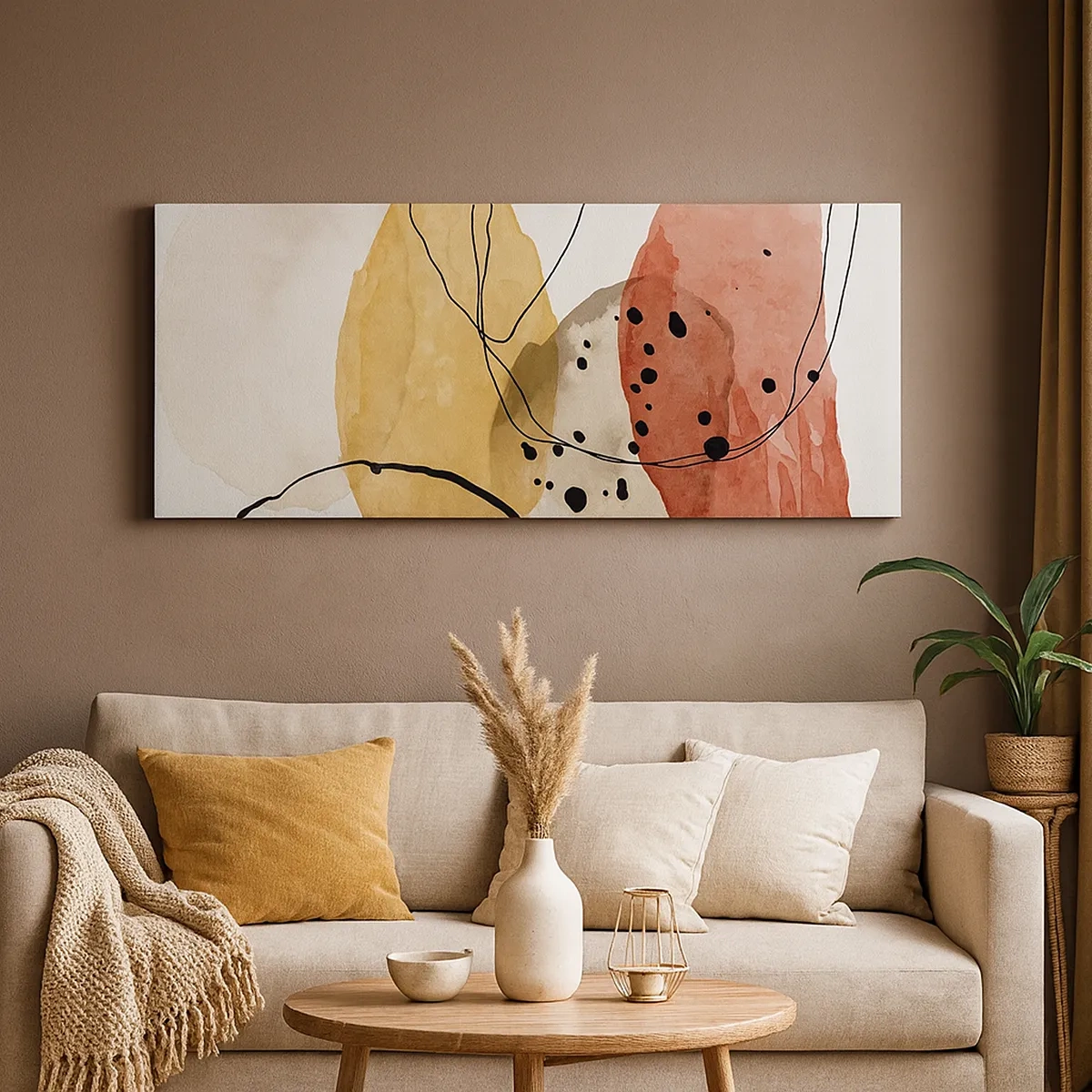 Canvastavla - Bild på duk - Lätta och transparenta som luften - 30x30 cm