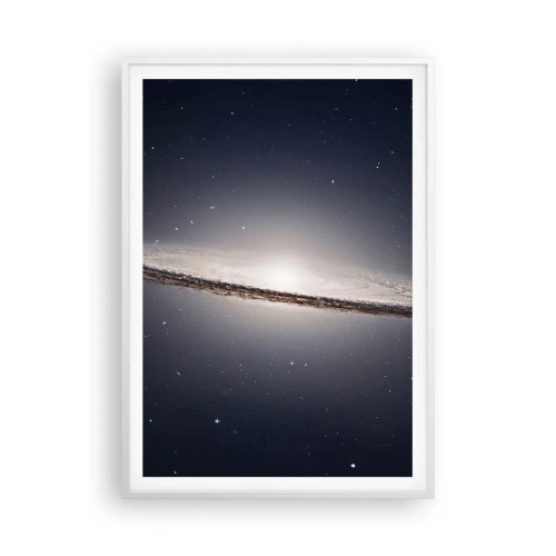 Affisch i vit ram - En gång i en galax långt, långt borta.... - 70x100 cm