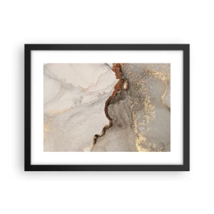 Affisch i svart ram - På färgernas gräns - 40x30 cm