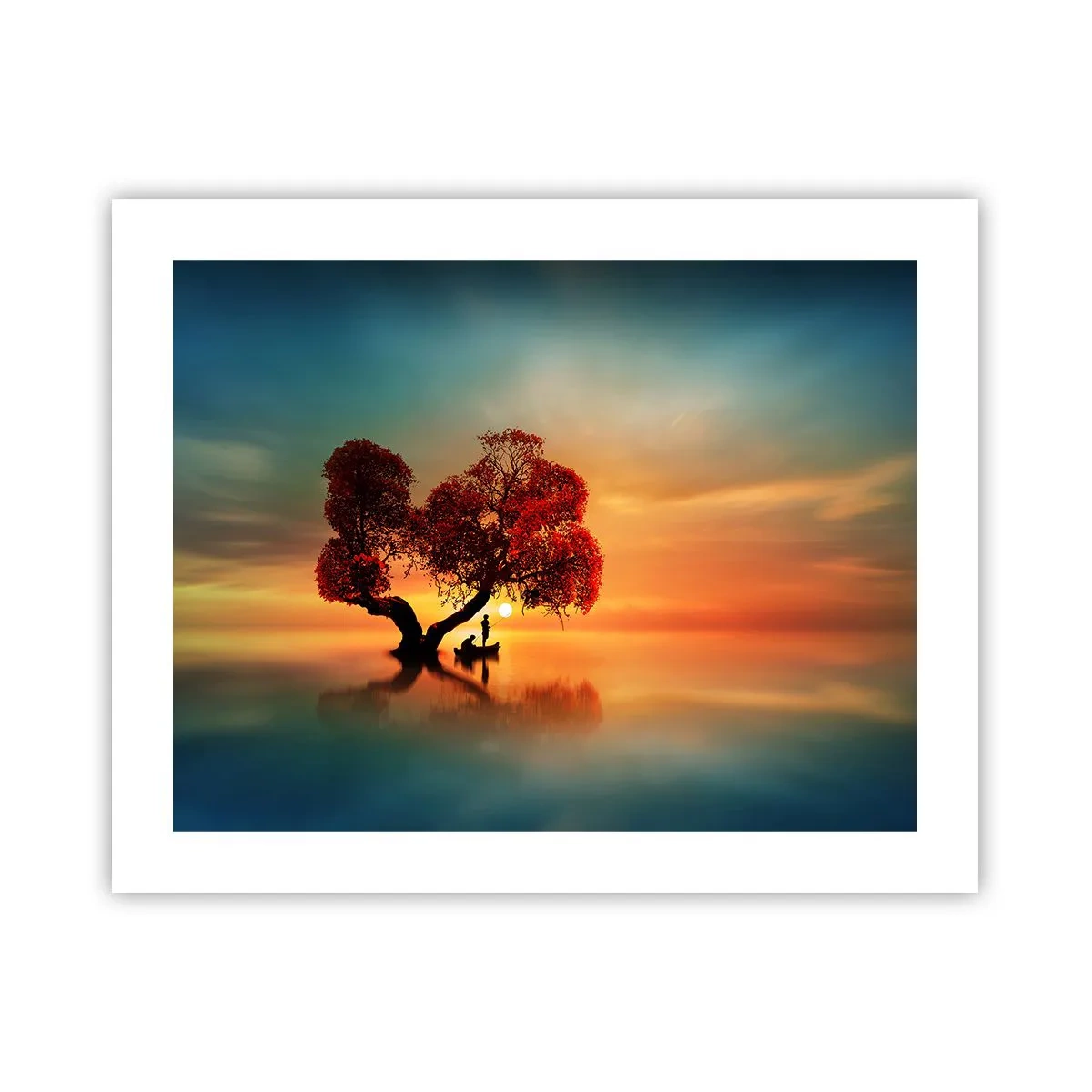 Affisch - Avlägsen tystnad - 50x40 cm