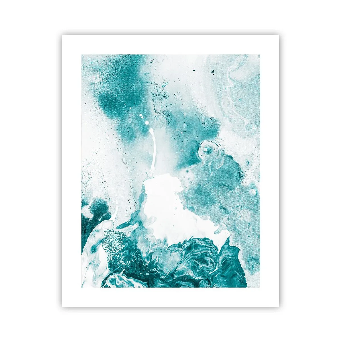Affisch - Blåa laguner - 40x50 cm