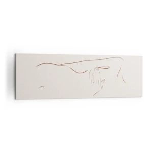 Canvastavla - Bild på duk - Begärans form - 160x50 cm