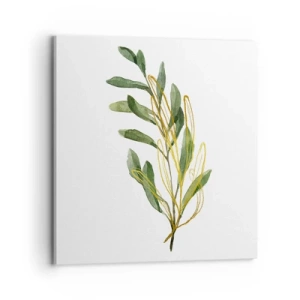 Canvastavla - Bild på duk - Allt som är gott - 70x70 cm