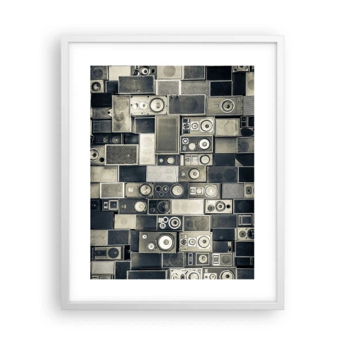 Affisch i vit ram - Allt väl - 40x50 cm