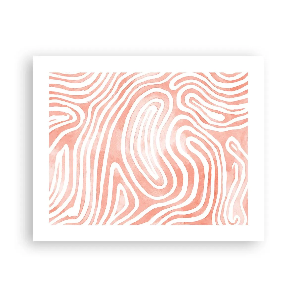 Affisch - I en labyrint av koraller - 50x40 cm