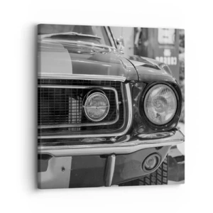 Canvastavla - Bild på duk - Kör hårt - 30x30 cm