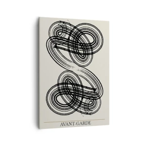 Canvastavla - Bild på duk - Det kom ut spontant - 50x70 cm