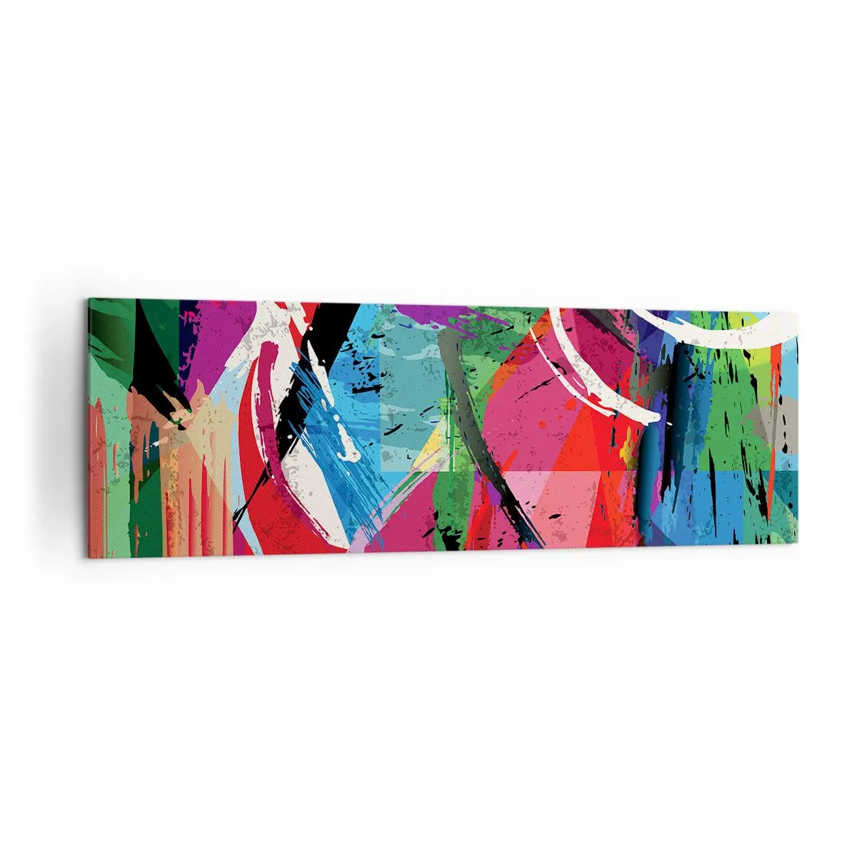 Canvastavla - Bild på duk - Snabbt och livligt - 160x50 cm