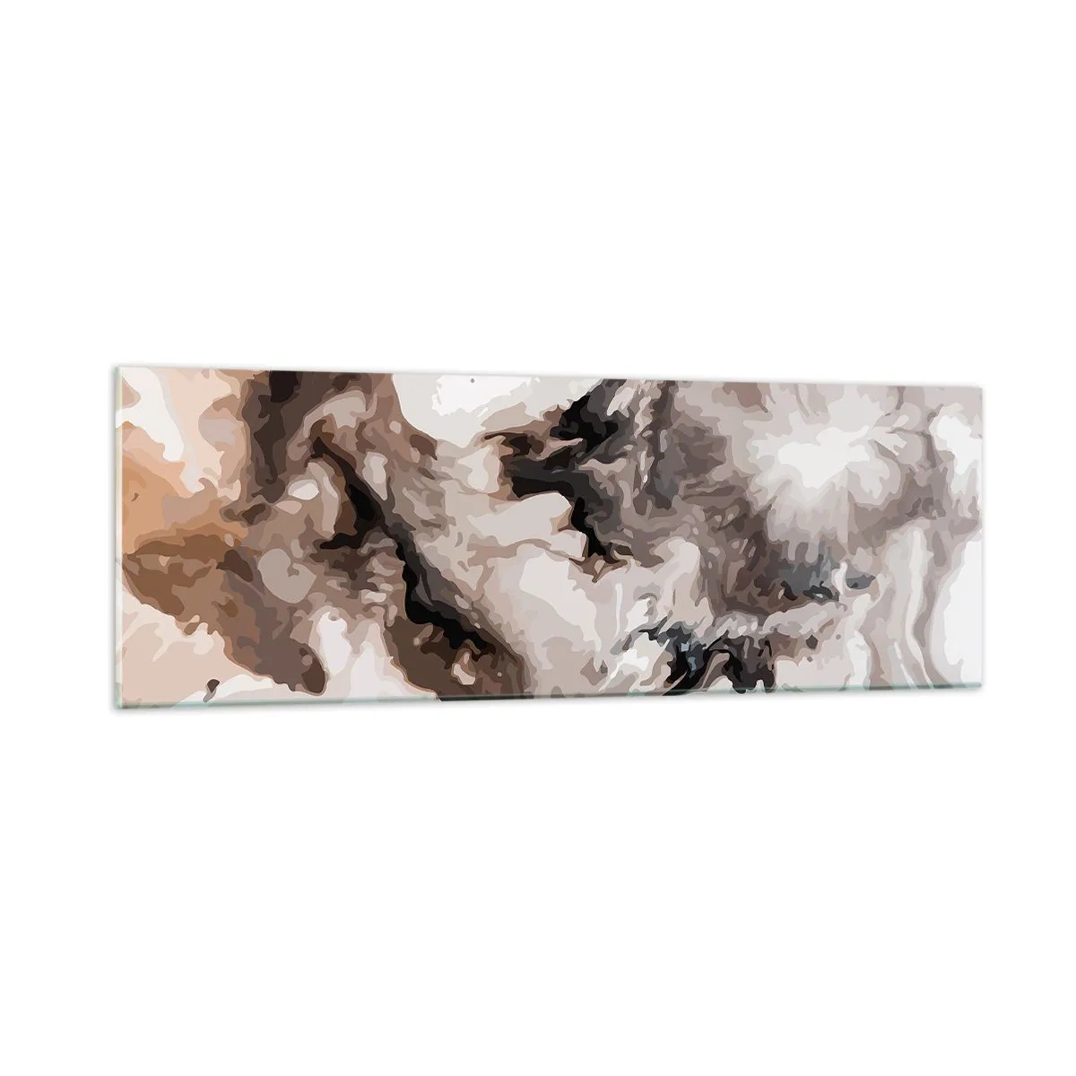 Glastavla - Bild på glas - En galax födelse - 90x30 cm