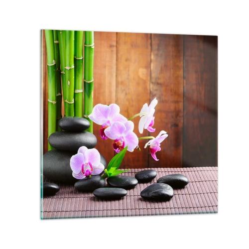 Glastavla - Bild på glas - Lär känna orientens behag - 70x70 cm