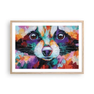 Affisch i ram av ljusek - Enbart goda emotioner - 70x50 cm