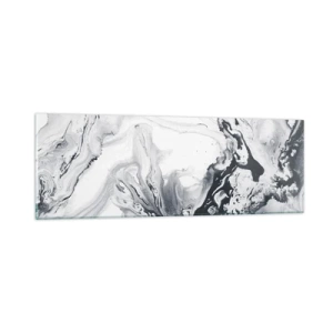 Glastavla - Bild på glas - Jordens inre - 90x30 cm