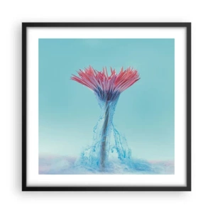 Affisch i svart ram - I upplivande famn - 50x50 cm