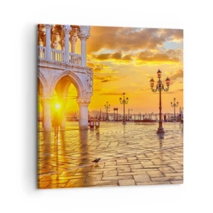 Canvastavla - Bild på duk - Var är alla? - 60x60 cm