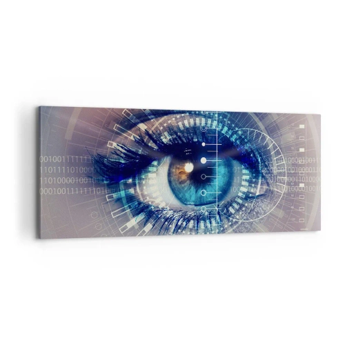 Canvastavla - Bild på duk - Du tror att du känner mig - 100x40 cm