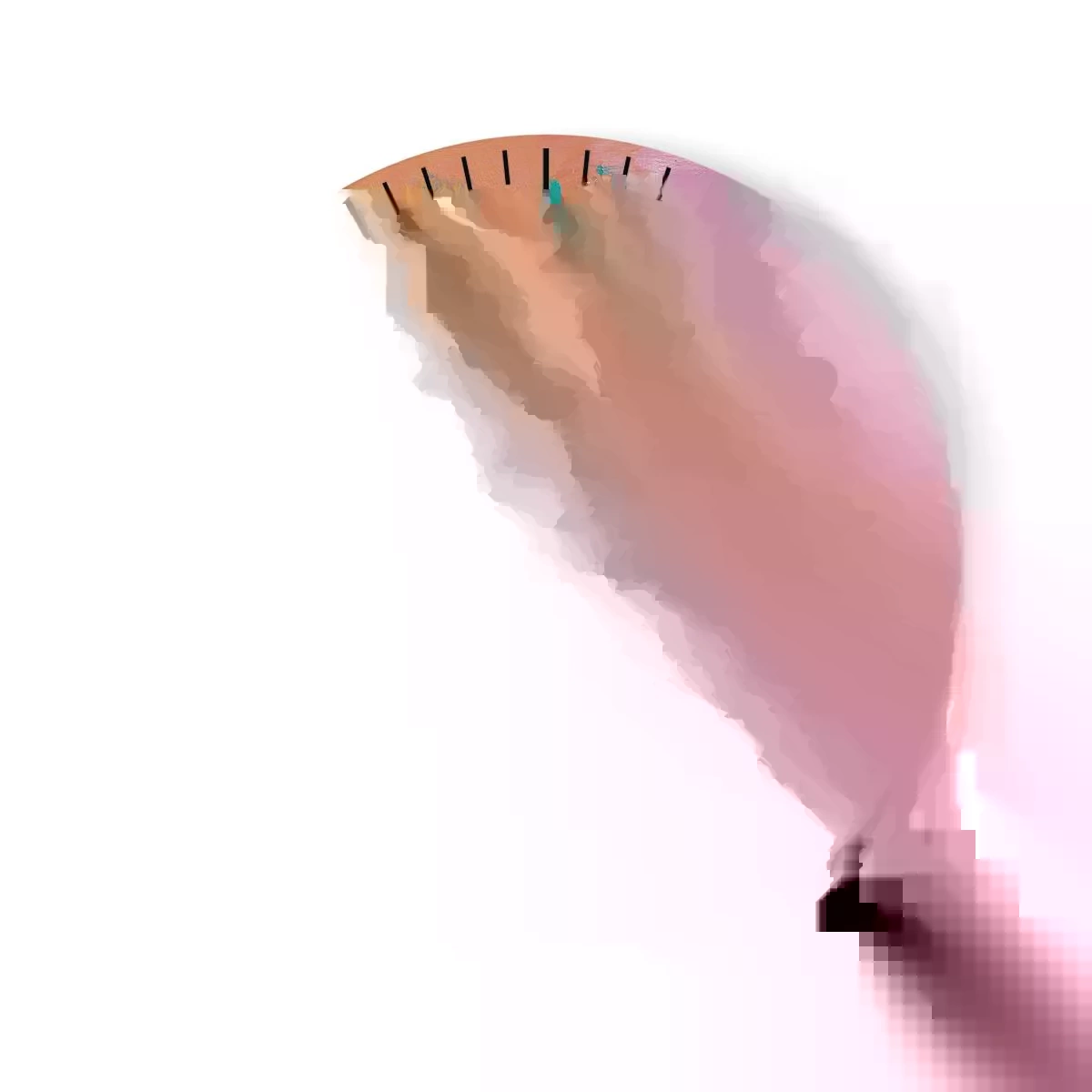 Väggklocka - Klocka på glas - Livets energi - 30x30 cm