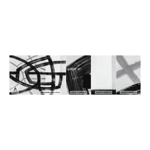 Fototapet Prov Standard Eco - Att skapa djupet - Streck, Bit, Modern - 100x30 cm