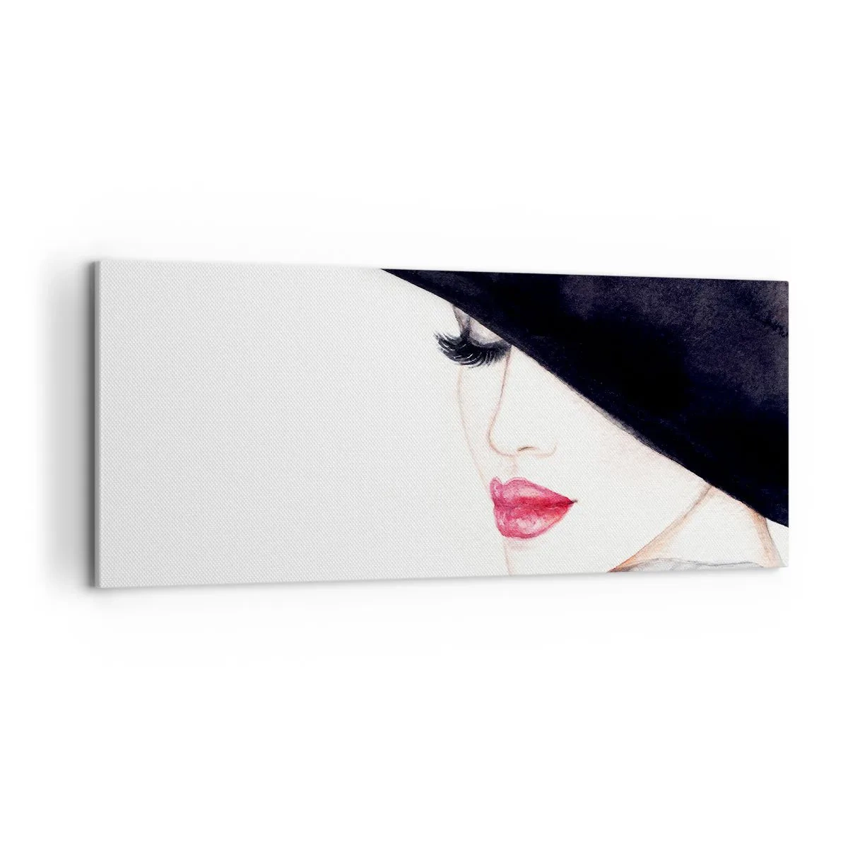 Canvastavla - Bild på duk - Elegans och sensualitet - 100x40 cm
