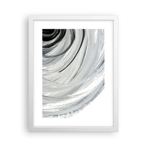 Affisch i vit ram - Orbital komposition - 30x40 cm
