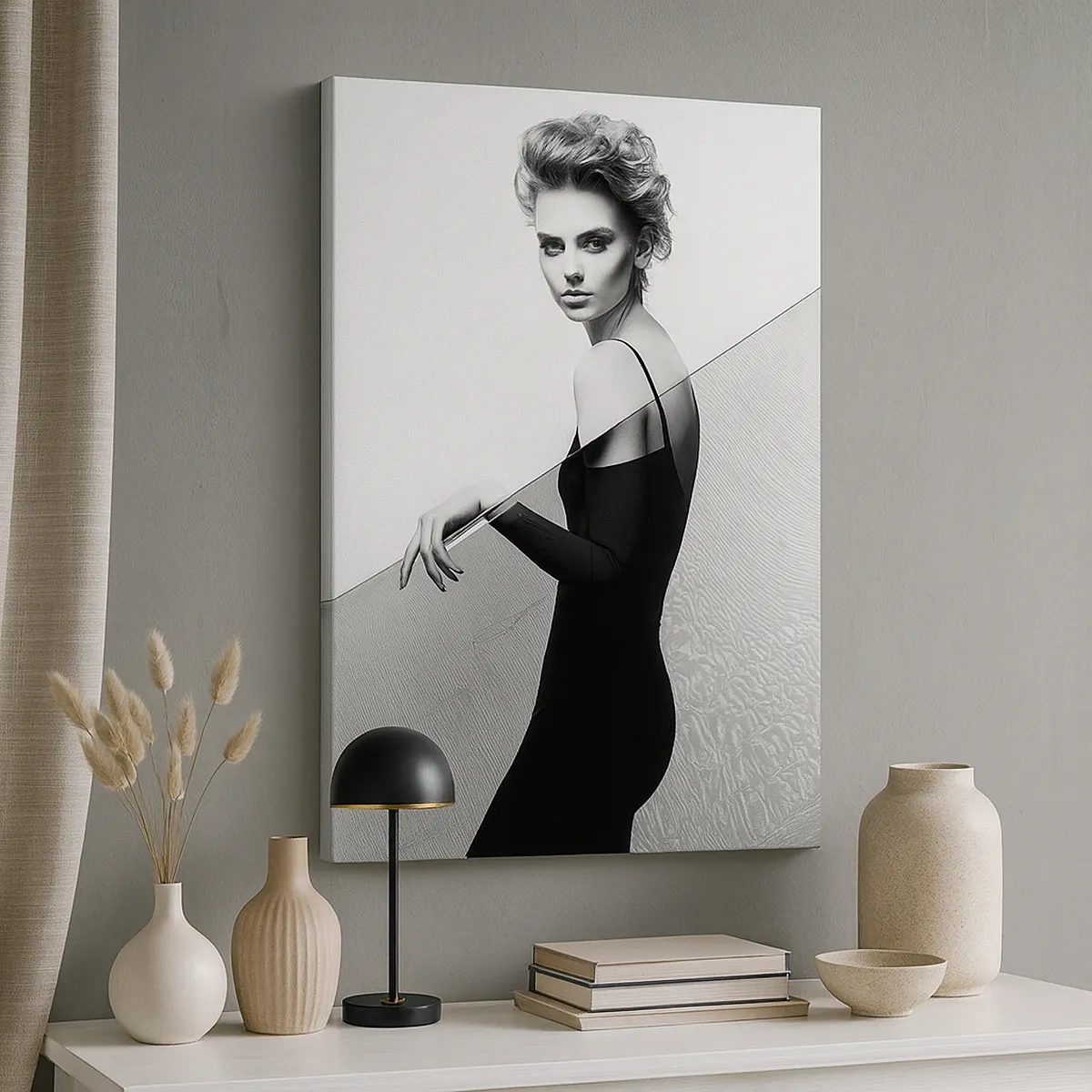 Canvastavla - Bild på duk - Magisk blick - 50x70 cm