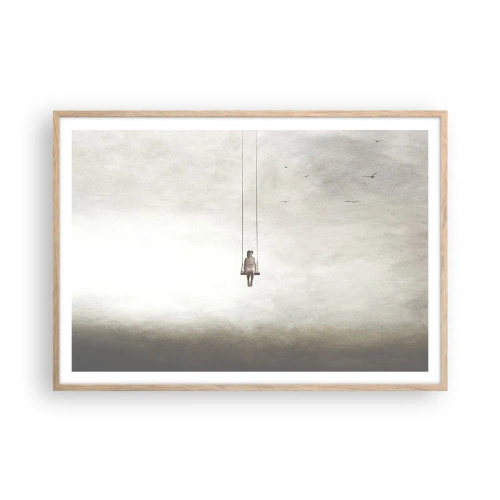 Affisch i ram av ljusek - Barn i oss - 100x70 cm