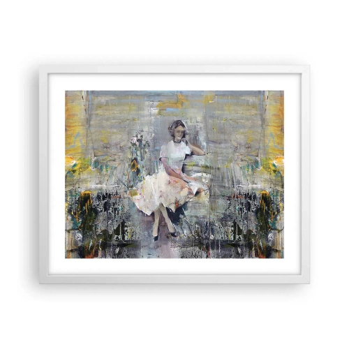 Affisch i vit ram - Klassisk och modern - 50x40 cm