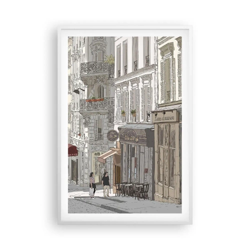 Affisch i vit ram - Stadens nöjen - 61x91 cm