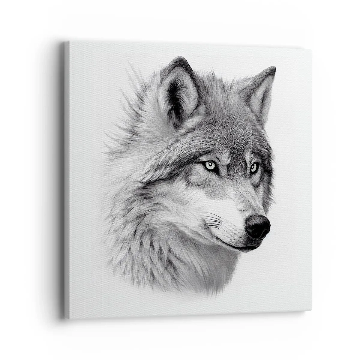 Canvastavla - Bild på duk - Alfa - utan tvekan - 40x40 cm