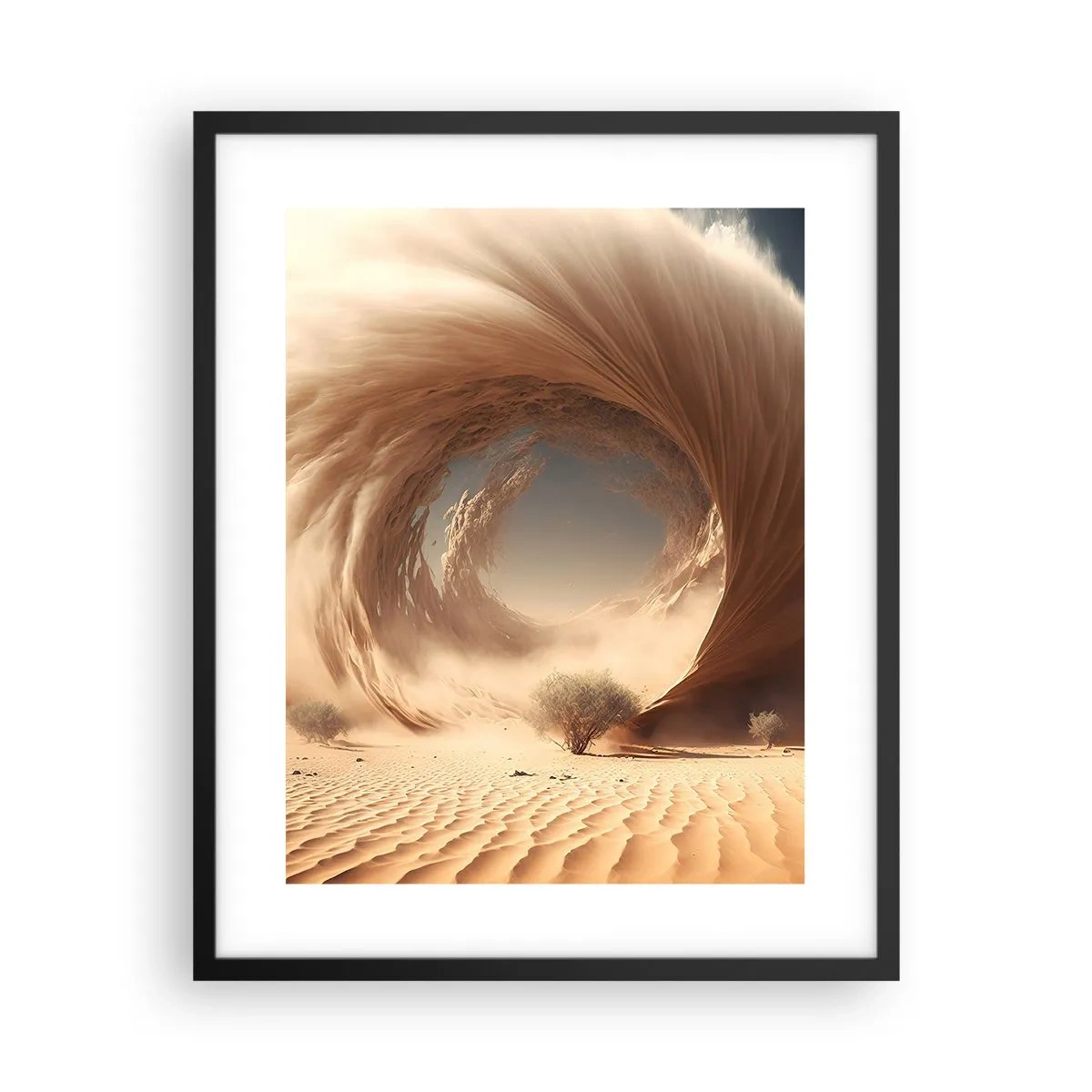 Affisch i svart ram - Öppen portal - 40x50 cm