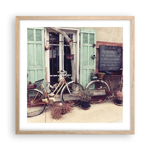 Affisch i ram av ljusek - Länge leve provinsen - 50x50 cm