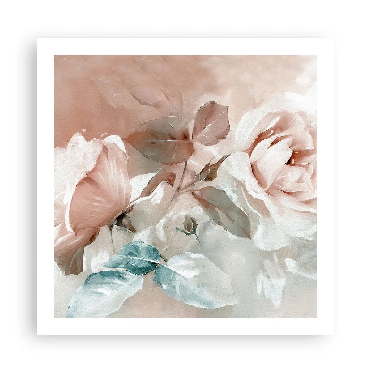 Affisch - Romantikens anda - 60x60 cm