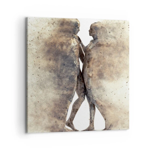 Canvastavla - Bild på duk - Uppstådda ur aska för att älska - 60x60 cm