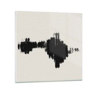 Glastavla - Bild på glas - Fantasins vibrationer - 50x50 cm