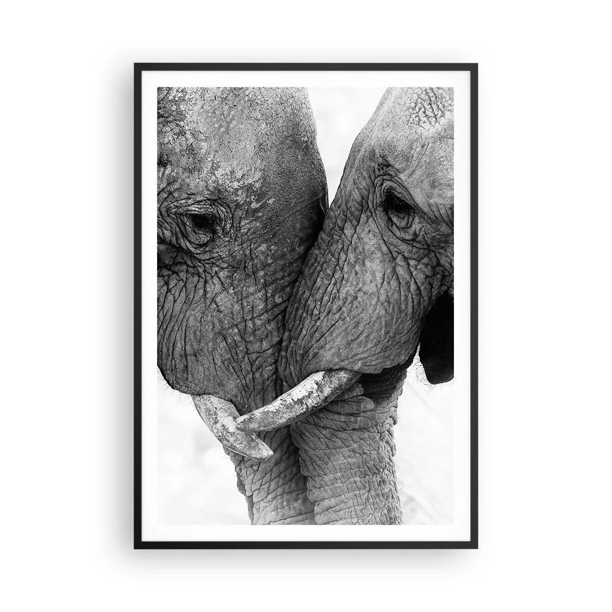 Affisch i svart ram - Hjärtlig bekännelse - 70x100 cm