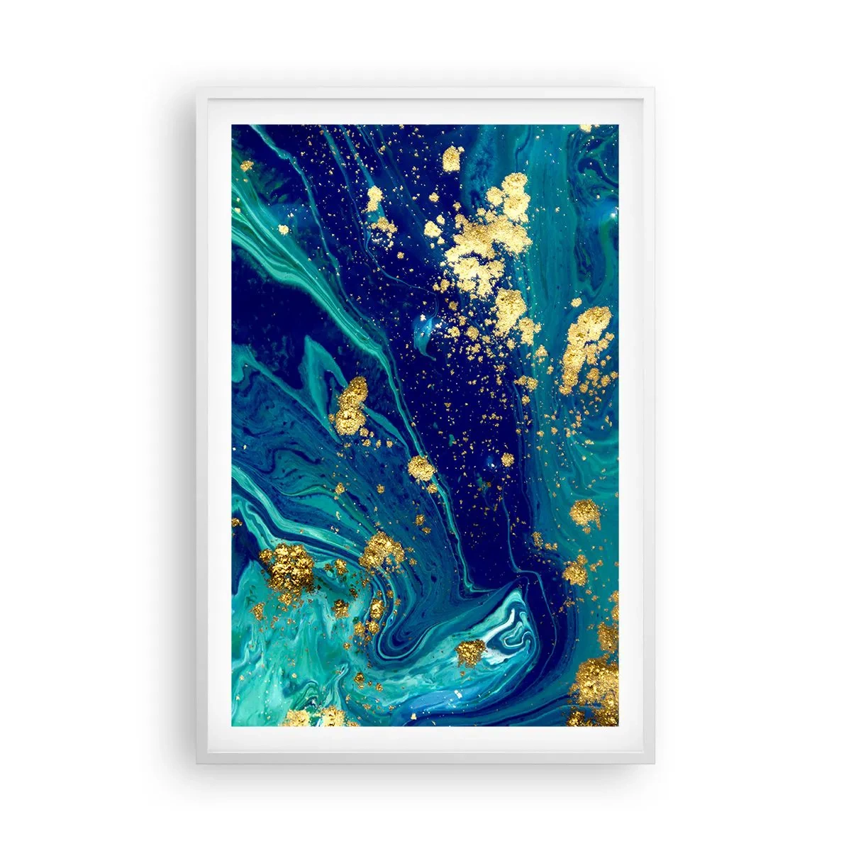 Affisch i vit ram - Solflingor  - 61x91 cm