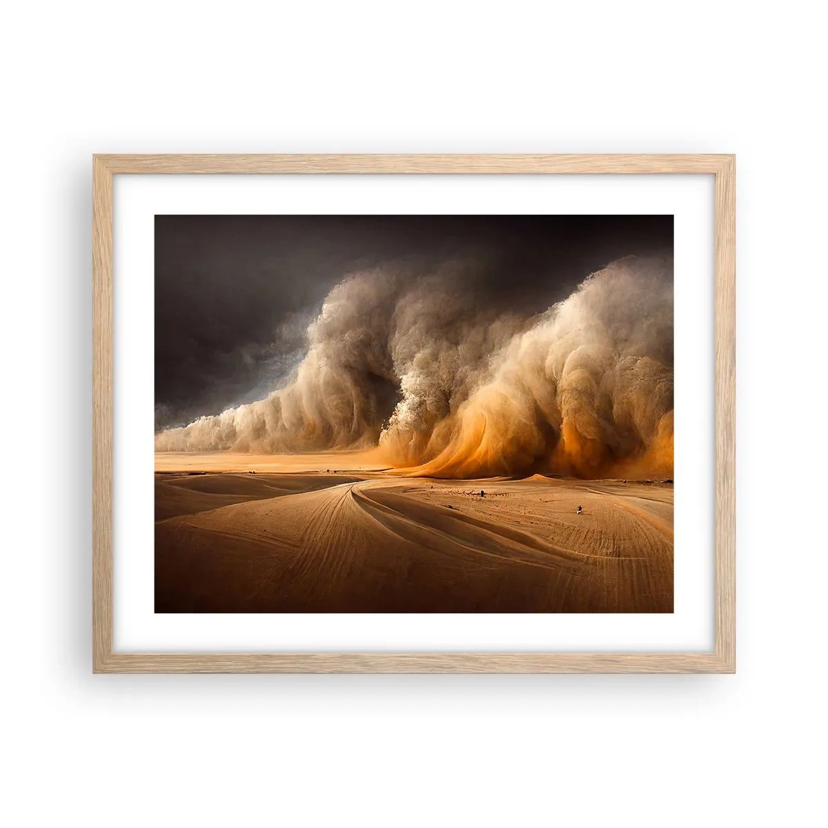 Affisch i ram av ljusek - Öknens vrede - 50x40 cm