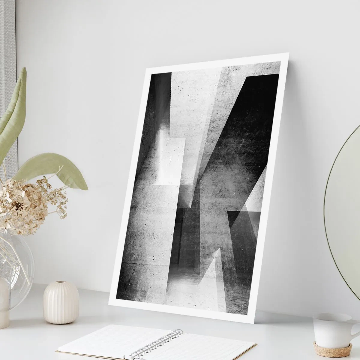 Affisch - Rummets struktur - 61x91 cm