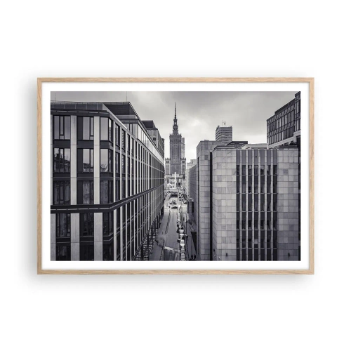 Affisch i ram av ljusek - Warszawadalen - 100x70 cm