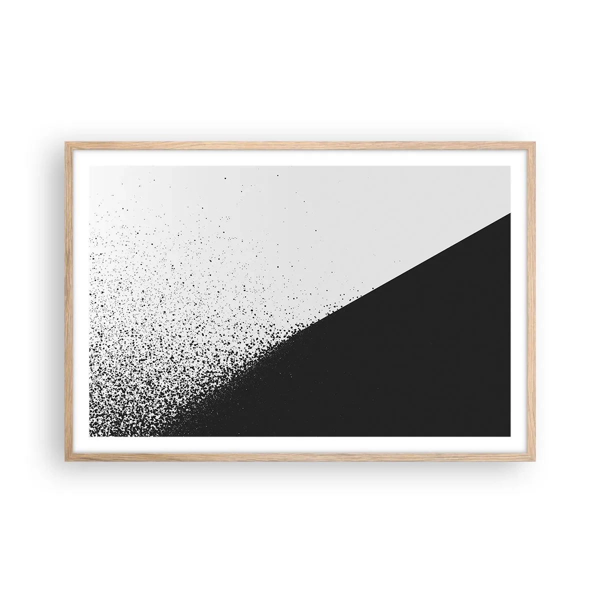 Affisch i ram av ljusek - Snabbare, mer - 91x61 cm