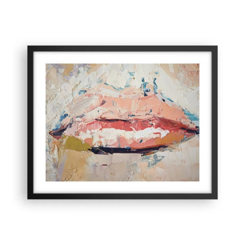 Affisch i svart ram - Väcker sinnen - 50x40 cm