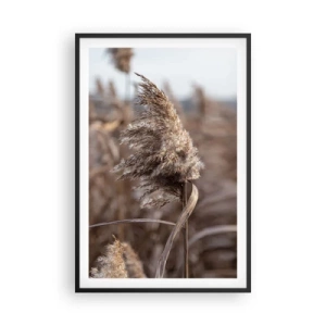 Affisch i svart ram - Dags att flyga bort med vinden - 61x91 cm