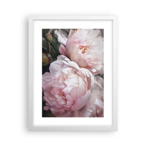 Affisch i vit ram - Fast i blomning - 30x40 cm