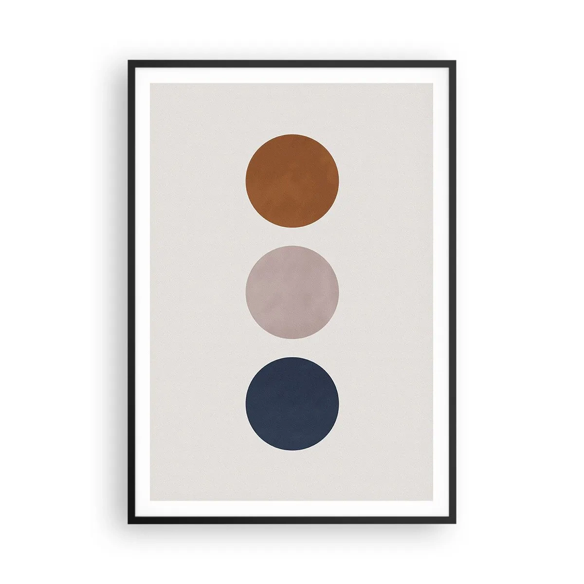 Affisch i svart ram - Perfektionens symbol - 70x100 cm