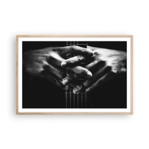 Affisch i ram av ljusek - Artistens bön - 91x61 cm
