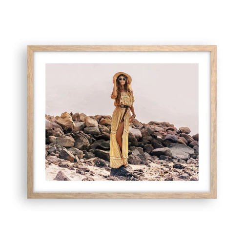 Affisch i ram av ljusek - Stenarnas magi - 50x40 cm