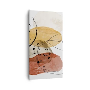 Canvastavla - Bild på duk - Lätta och transparenta som luften - 65x120 cm