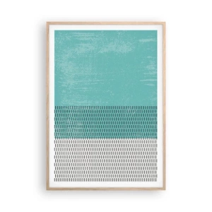 Affisch i ram av ljusek - Balanserad komposition - 70x100 cm