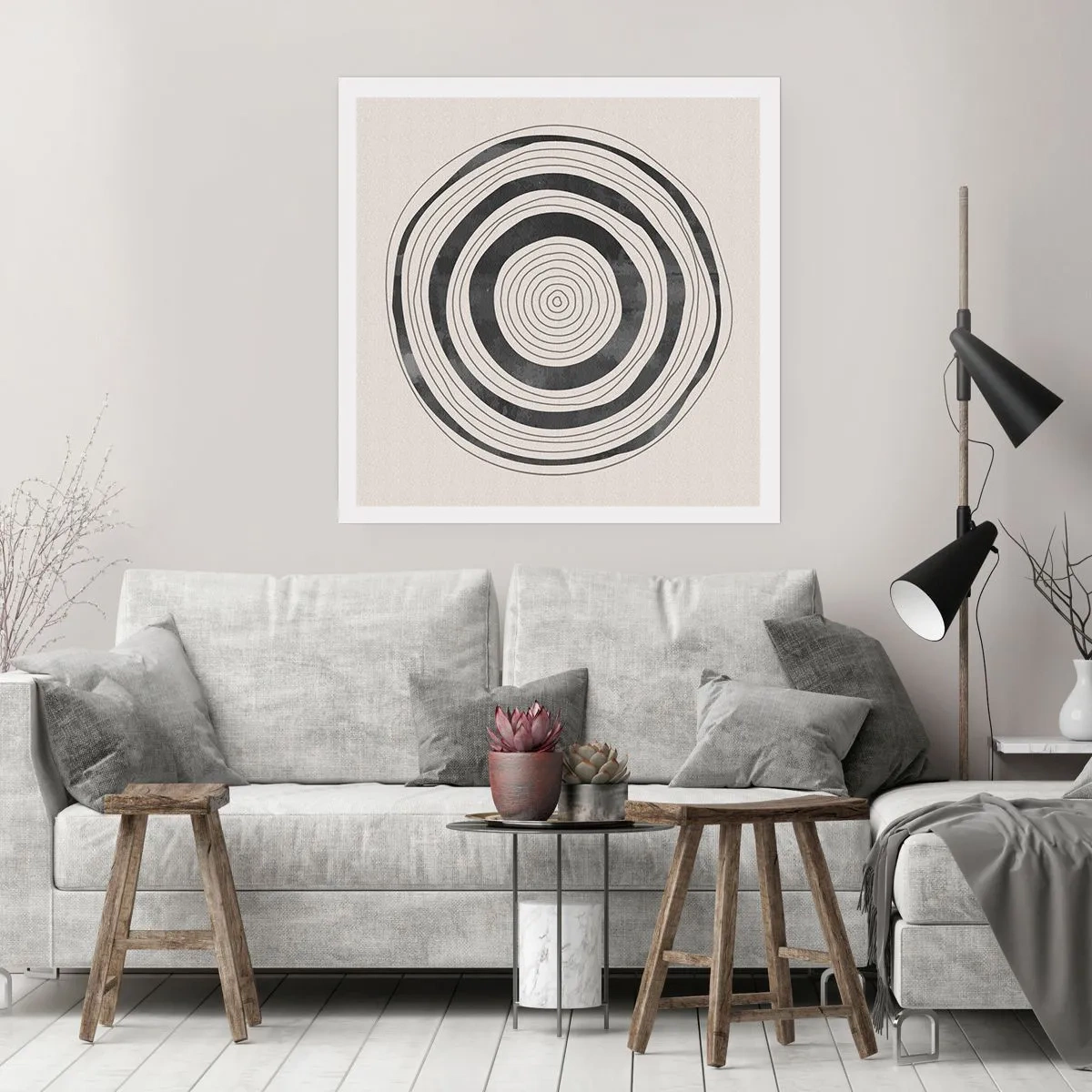 Affisch - De viktiga sakerna däremellan - 30x30 cm